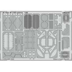 1/48 Messerschmitt Bf 110D Exterior Detail Set for Dragon kits
