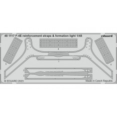 1/48 F-4E Phantom II Reinforcement Straps & Formation Lights Photo-etched set for Meng kits
