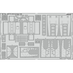 1/48 Savoia-Marchetti SM.79 Undercarriage Photo-etched set for Eduard kits