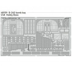 1/48 Consolidated B-24D Liberator Bomb Bay PE parts for Hobby Boss kits