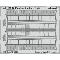 1/48 Brewster F2A Buffalo Landing Flaps (PE) for Tamiya kits
