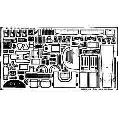 Photoetch for 1/48 North American B-25J Mitchell for Monogram kit