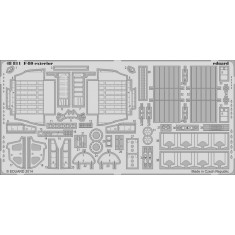 1/48 Lockheed F-80A Shooting Star Exterior Detail set for HobbyBoss RF-80A/F-80C kit