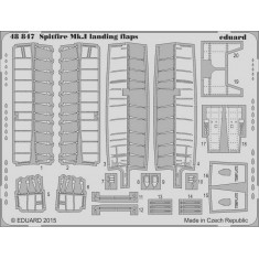 1/48 Supermarine Spitfire Mk.I Landing Flaps Set for Airfix #A05126 kit (1 PE sheet)