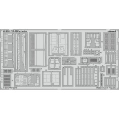 1/48 McDonnell-Douglas F/A-18C Hornet Exterior Detail Set for Kinetic kit K48031 (1PE)