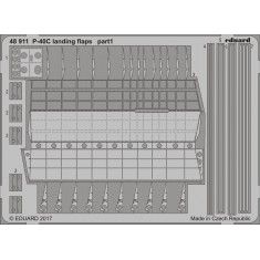 1/48 Curtiss P-40C Tomahawk Landing Flaps for Bronco kit (2 Photo-Etched Sheets)