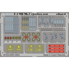 Colour Photoetch for 1/48 McDonnell Douglas F-4 Phantom II Ejection Seat Grey