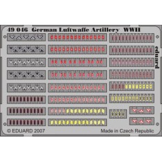 Colour Photoetch for 1/48 WWII German Luftwaffe Artillery 