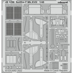 1/48 Supermarine Spitfire F Mk.XVIII Detail Set for Airfix kits