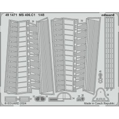 1/48 Morane-Saulnier MS 406.C1 PE Sheets for Dora Wings kits