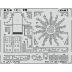1/48 F4F-4 Detail Parts (PE set) for Academy kits