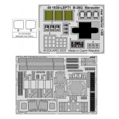1/48 B-26G Marauder Rear Interior Photo-etched set for ICM kits