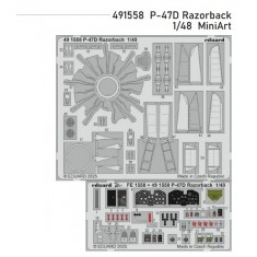 1/48 P-47D Razorback Photo-etched set for MiniArt kits