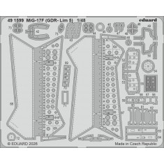 1/48 Mikoyan-Gurevich MiG-17F (GDR - Lim 5) Photo-etched Detail Set for Kinetic Kit