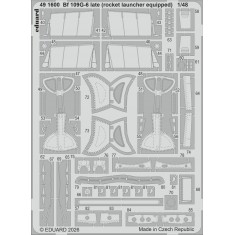 1/48 Messerschmitt Bf 109G-6 Late Rocket Launcher Equipped PE Detail Set for Tamiya Kit