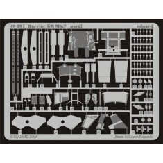 1/48 Bae Harrier Gr Mk.7 Colour Photoetch Set Vol.1 for Hasegawa kit