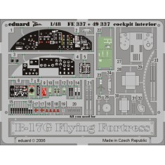 Colour Photoetch for 1/48 B-17G Cockpit Interior for Revell/Monogram kit