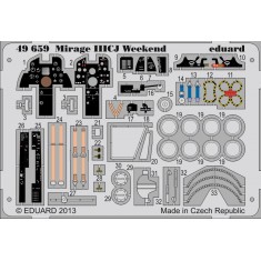 1/48 Dassault Mirage IIICJ Weekend Interior Detail Set for Eduard kits