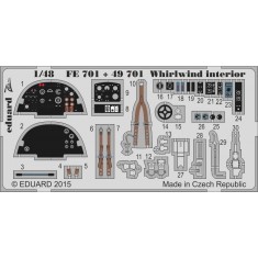 1/48 Westland Whirlwind Fighter Interior Detail-up Set for Trumpeter kit