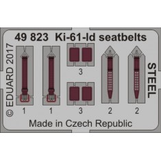 1/48 Kawasaki Ki-61-Id Hien Seatbelts for Tamiya kit #61115 (Steel, 1 Photo-Etched Sheet)