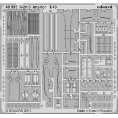 1/48 Ilyushin Il-2m3 Interior Detail Set for Tamiya kits