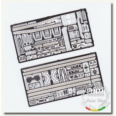 Photo-etched set for 1/350 Yukikaze 1940 for Hasegawa kit