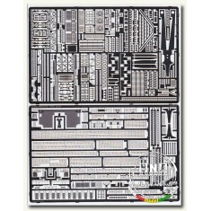 Photoetch set for 1/350 Bismarck for Revell kit