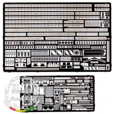 Photo-etched parts for 1/350 Admiral Graf Spee for Trumpeter kit