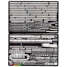 Photo-etched parts for 1/350 Japanese Aircraft Carrier Akagi for Hasegawa