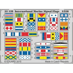 1/350 International Marine Signal Flags (1 Photo-Etched Sheet) 