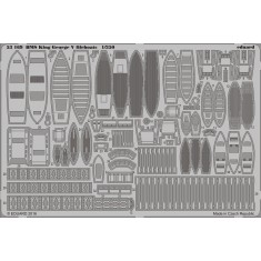 1/350 HMS King George V Lifeboats for Tamiya kit (1 Photo-Etched Sheet) 