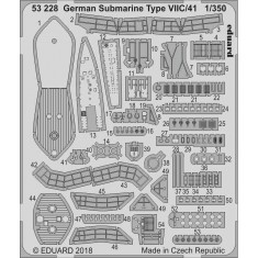 1/350 German Submarine Type VIIC/410 Detail Set (PE) for Revell kits