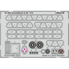1/72 Schnellboot S-38 Detail set (photo-etched) for Fore Hobby kits