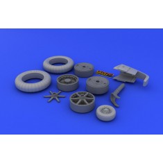 1/32 Messerschmitt Bf 109E Wheels for Eduard kit