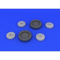 1/32 Messerschmitt Bf109G-6 Wheels for Revell kits