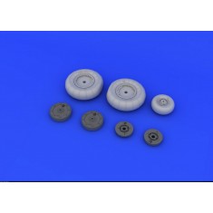 1/32 Messerschmitt Bf-109G-10 Wheels (with Paint Mask) for Revell kit