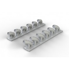 1/32 Bell P-39Q/N Airacobra Exhaust Stacks for Kittyhawk kit (2pcs)