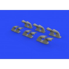 1/32 Curtiss P-40 Warhawk Exhaust Stacks Fishtail Set for Hasegawa kits