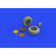 1/32 Curtiss P-40E Warhawk Wheels for Trumpeter kits