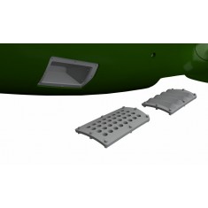 1/32 P-51B/C Mustang Perforated Nose Panels (3D Printed)