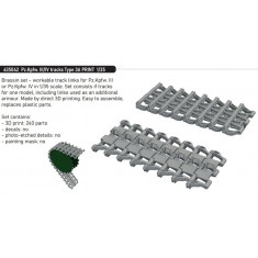 1/35 Pz.Kpfw. III/IV Tracks Type 3A 3D-printed parts