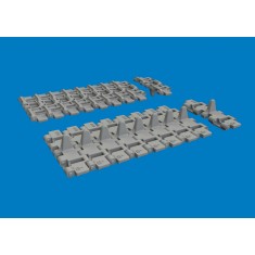 1/35 KV-2 Tracks 3D-printed Parts for Tamiya Kit