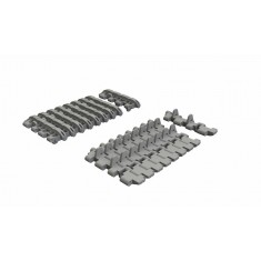 1/35 Tiger I Heavy Tank Early Tracks for Tamiya Kit (3D Printed)