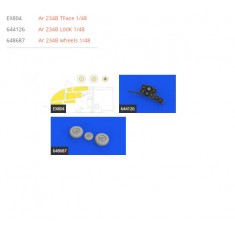 1/48 Arado Ar 234B Detail Parts for Hasegawa/Hobby 2000 kits
