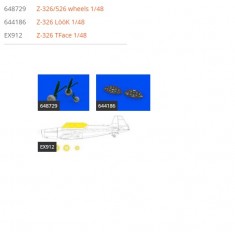 1/48 Zlin Z-326 Detail set for Eduard kits