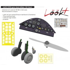 1/48 Bf 108 Taifun Regular Wheels and Detail Parts for Eduard kits