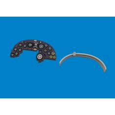 1/48 Ju 88A-4 Pre-painted Dashboard and Steelbelts for Eduard/ICM kits