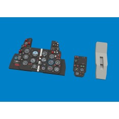 1/48 MiG-21F Grey Pre-painted Dashboard and Steelbelts for Eduard kits