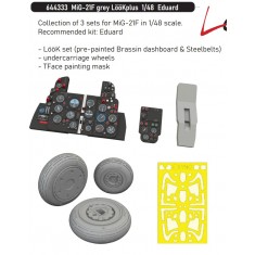1/48 Mikoyan-Gurevich MiG-21F Grey Detail set for Eduard kits