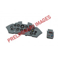 1/48 MiG-15 Early Instrument Panel and Seatbelts for Eduard Kit